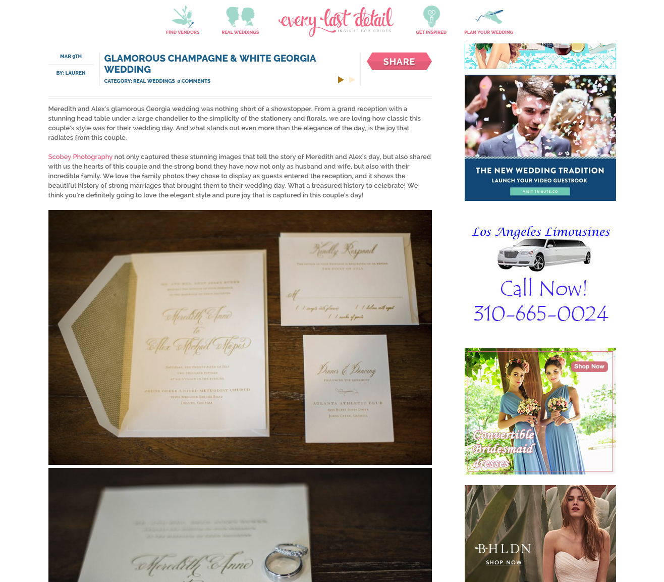 Atlanta Athletic Club Wedding