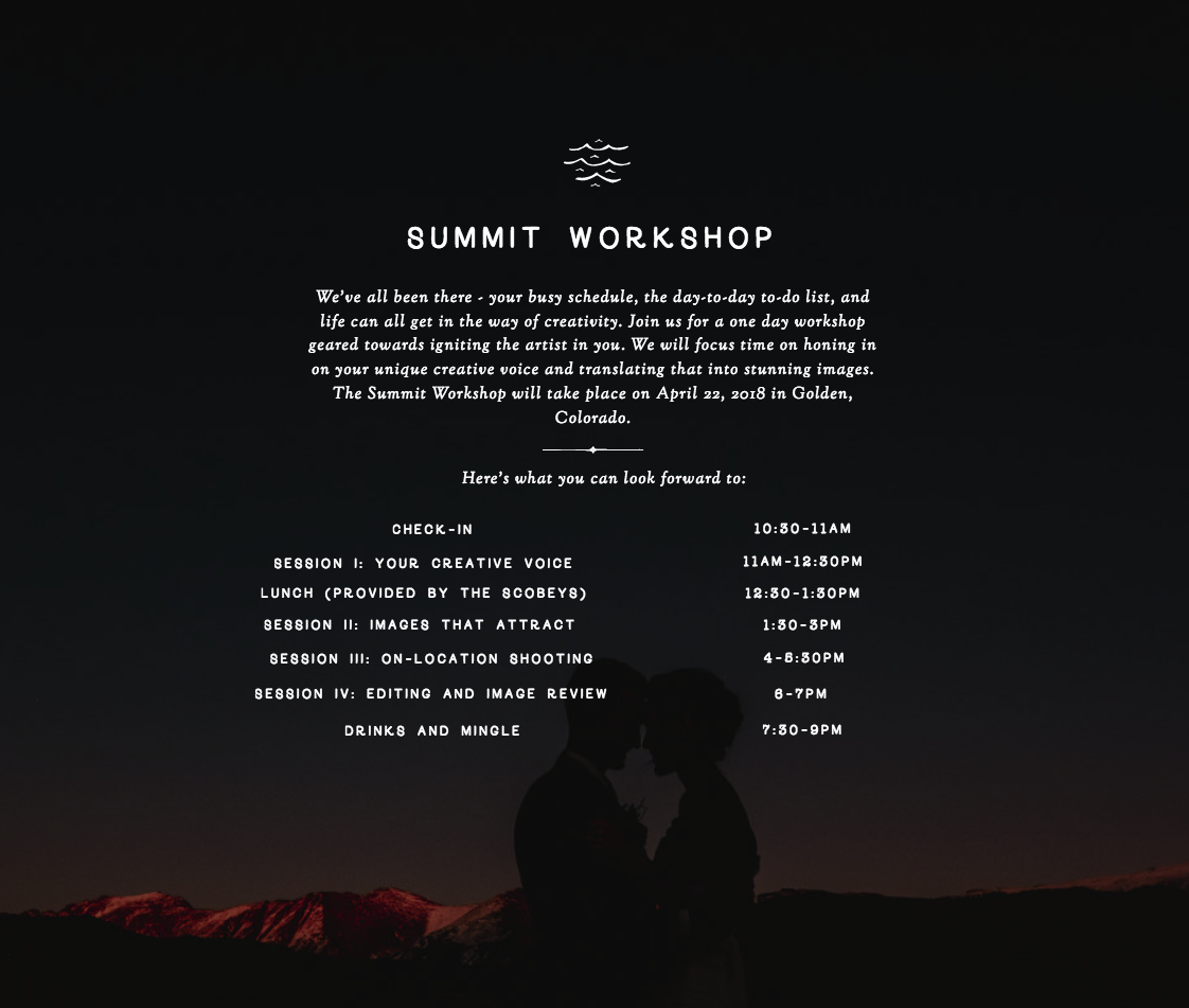 summit workshop 2018