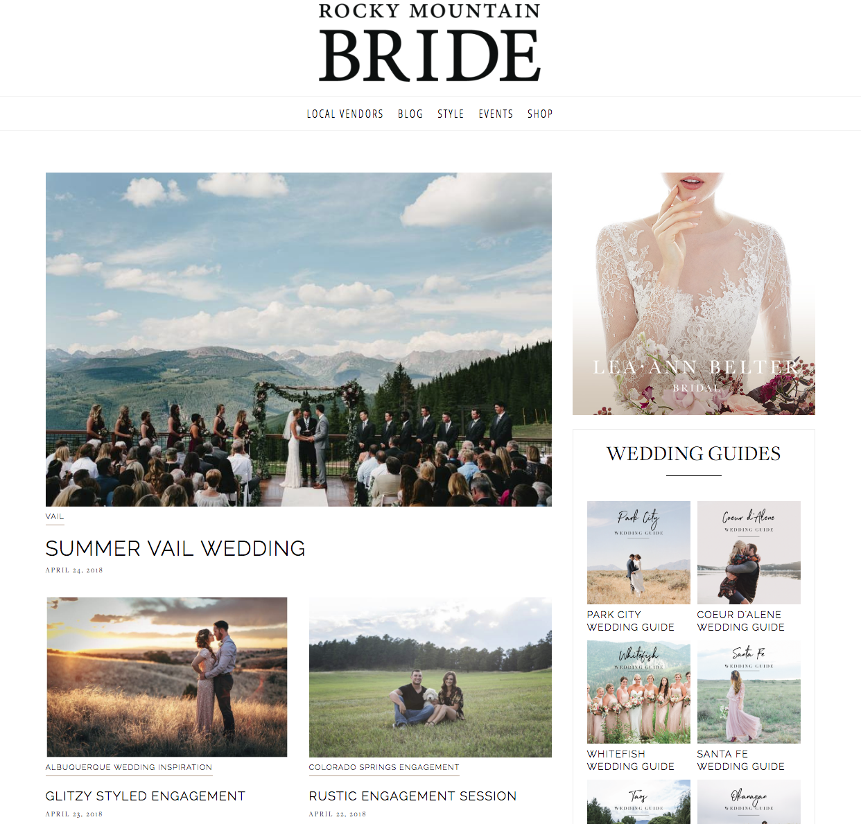 Summer Vail Wedding In Rocky Mountain Bride