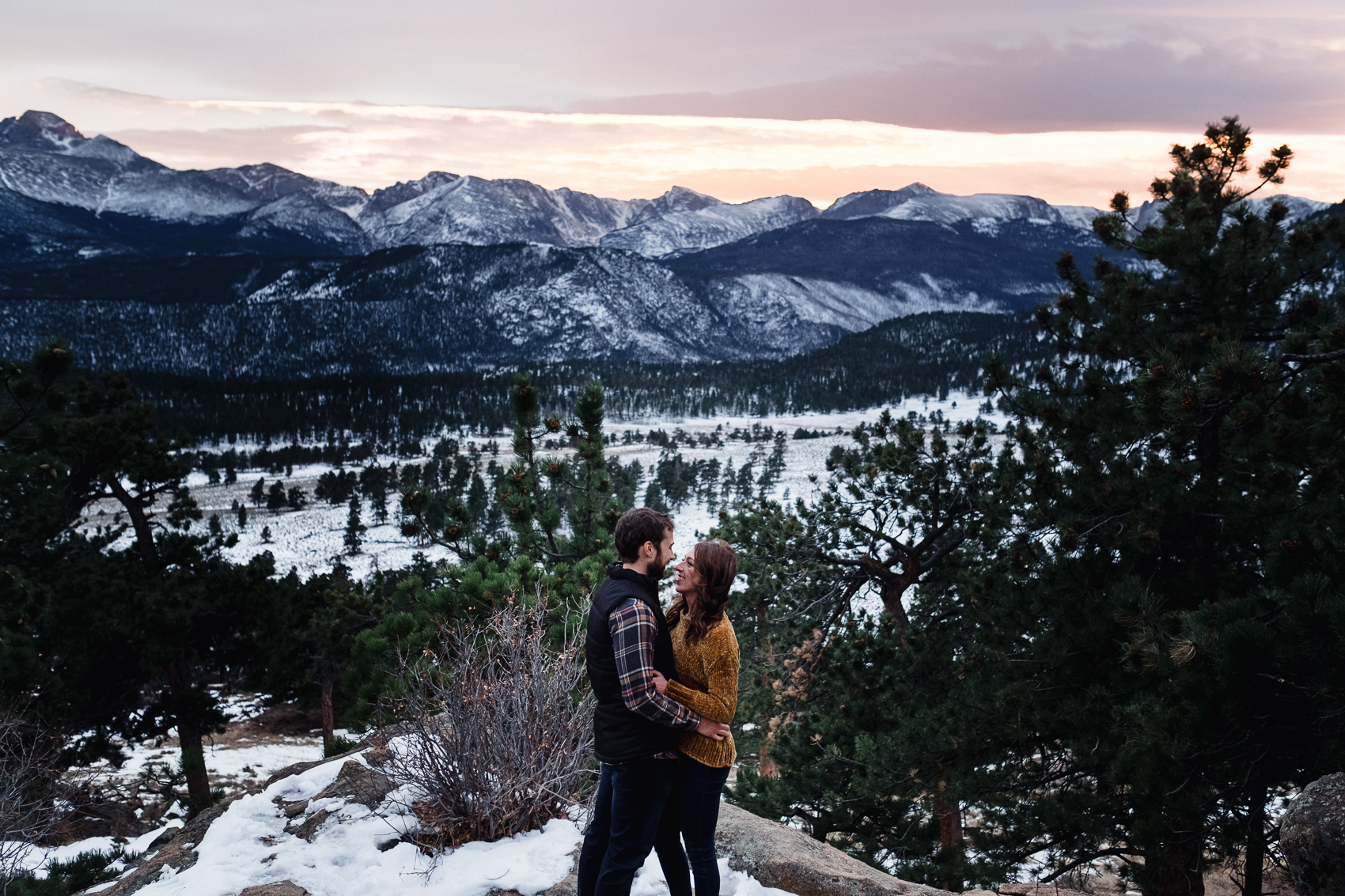 Rocky Mountain National Park Engagement Shoot